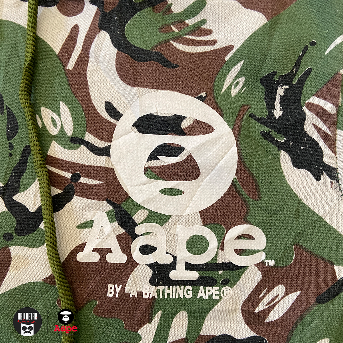 AAPE by A Bathing Ape Camo Zip Up Hoodie (Replica) - MEDIUM