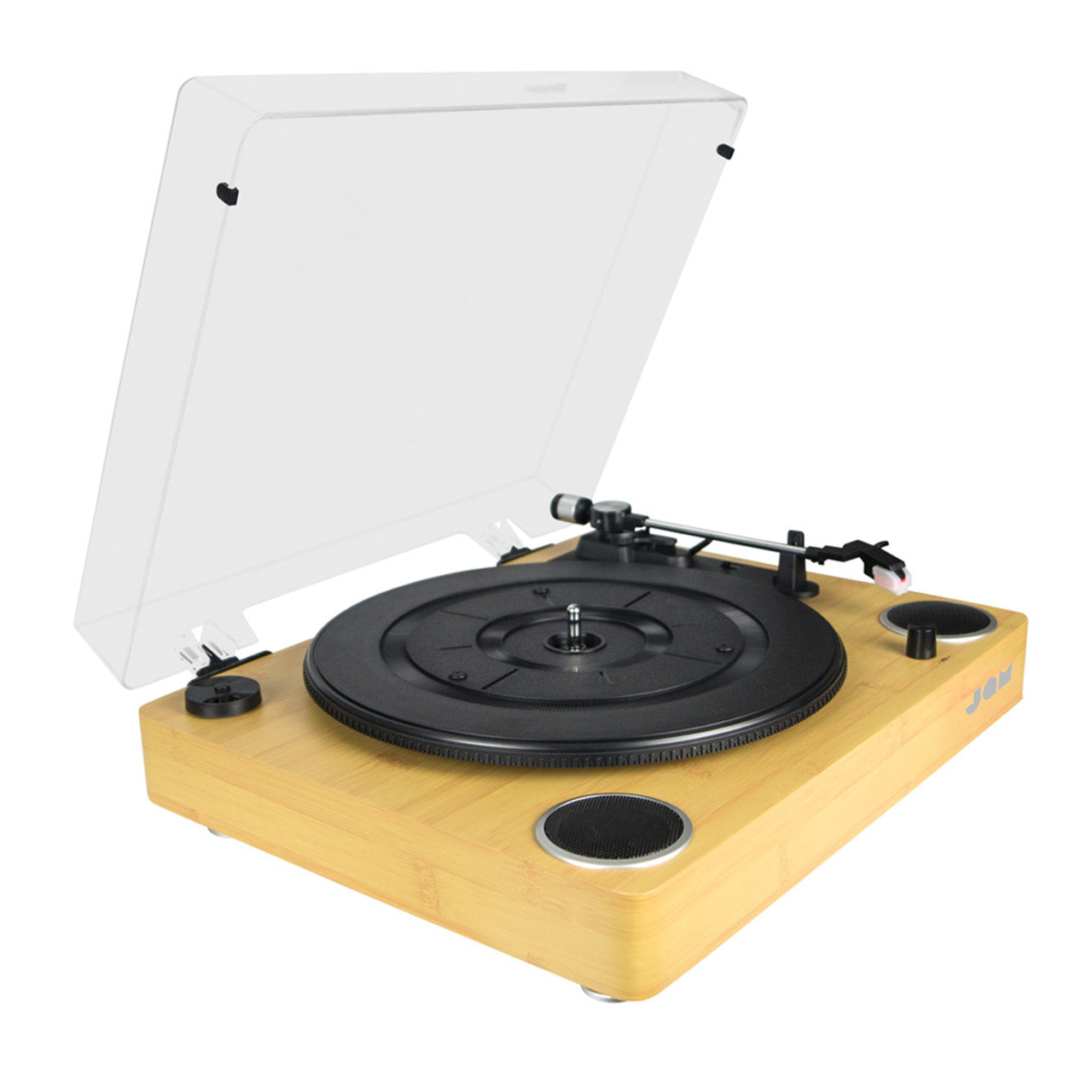 JAM Sound Turntable Player Vinyl Record Player + Built-In Dual Stereo Speakers