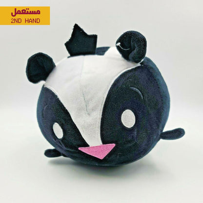 Bun Bun Skunk Plush 8" Black and White Striped Stackable Squishable Squishy