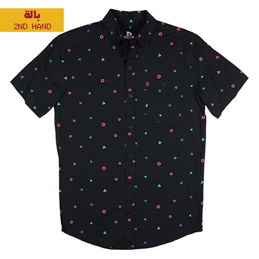 Official Sony Playstation Mens' Button Up Shirt