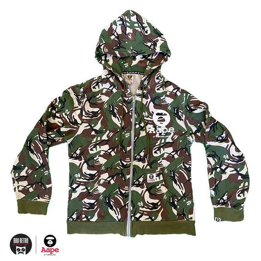 AAPE by A Bathing Ape Camo Zip Up Hoodie (Replica) - MEDIUM