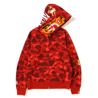 BAPE Color Camo Tiger Full Zip Hoodie (FW18)