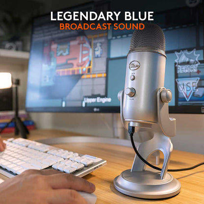 Blue Yeti USB Microphone  - Silver