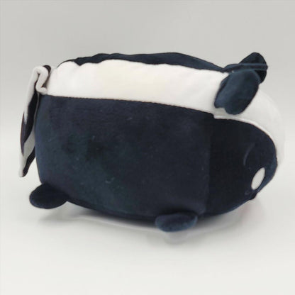 Bun Bun Skunk Plush 8" Black and White Striped Stackable Squishable Squishy